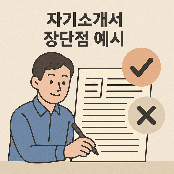 자기소개서 장단점 예시 | 중요성, 모범 답변, 주의할 점, 대기업 등