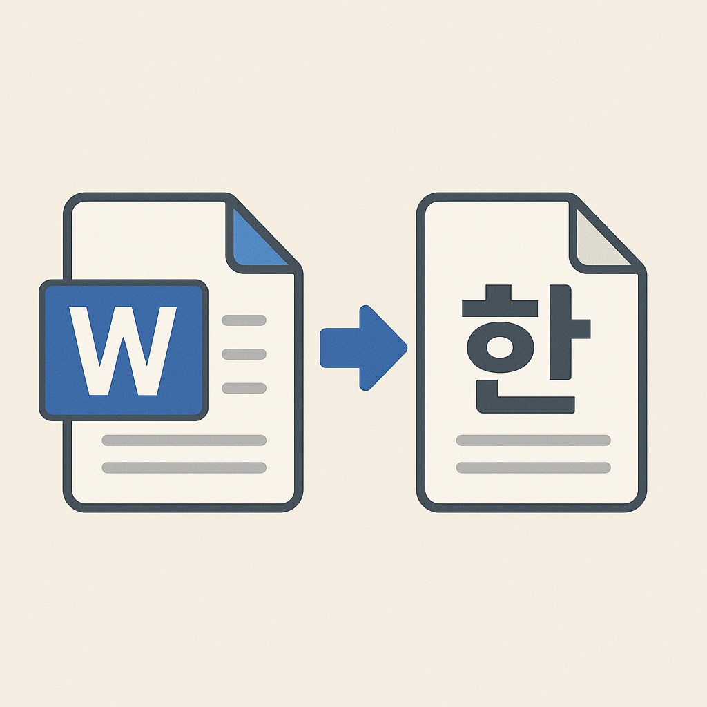 워드 한글 변환 방법 | 프로그램, 서식 깨짐, 글꼴 호환, 오류 해결 등